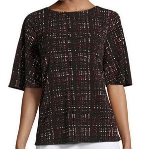 WORTHINGTON PETITE SHORT SLEEVE, ROUND NECK, CAREER KNIT TOP. Great UC